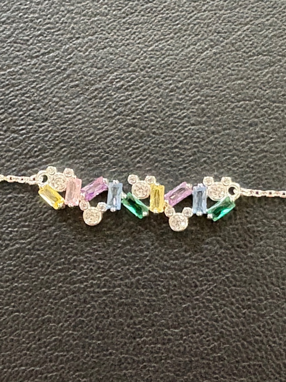 Colorful Silver Mickey Mouse Necklace- Disney - Picture 4 of 4